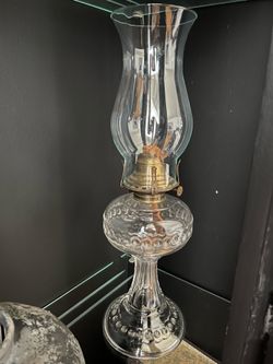 Vintage Queen Anne Oil Lamp