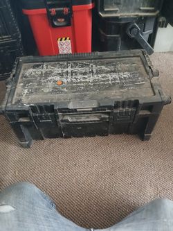Tool Box W/ Dremles And Parts