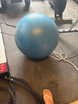 Blue Exercise Stability Ball