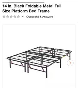 Foldable bed frame