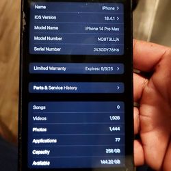AT&T iPhone 14 Pro Max Black 256gb