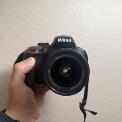 Nikon D3400 with 70-300mm lens 