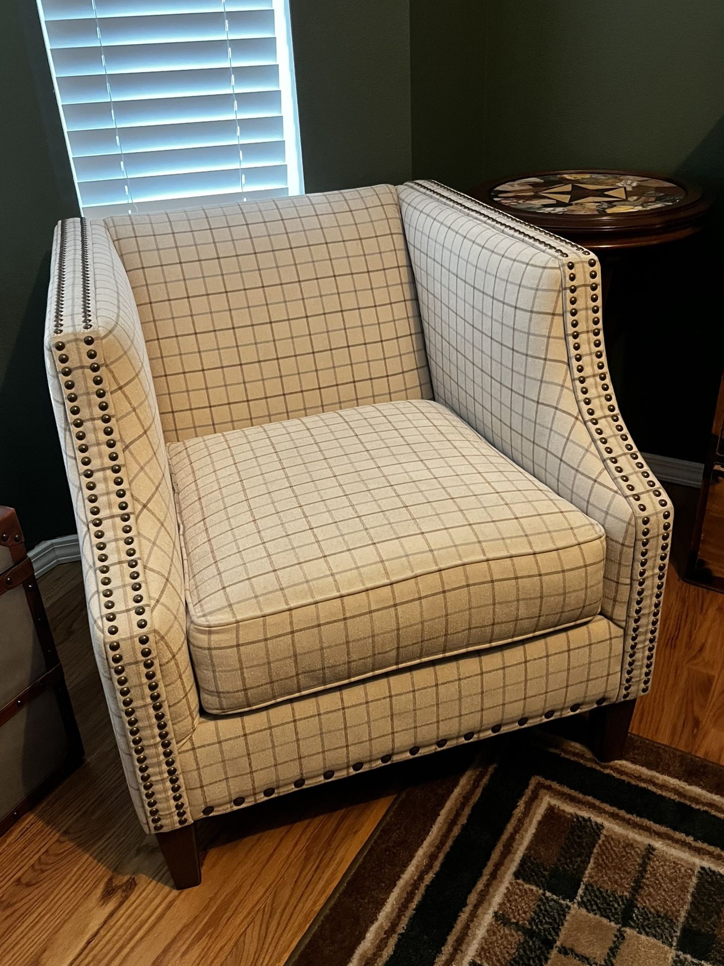 Plaid Armchair