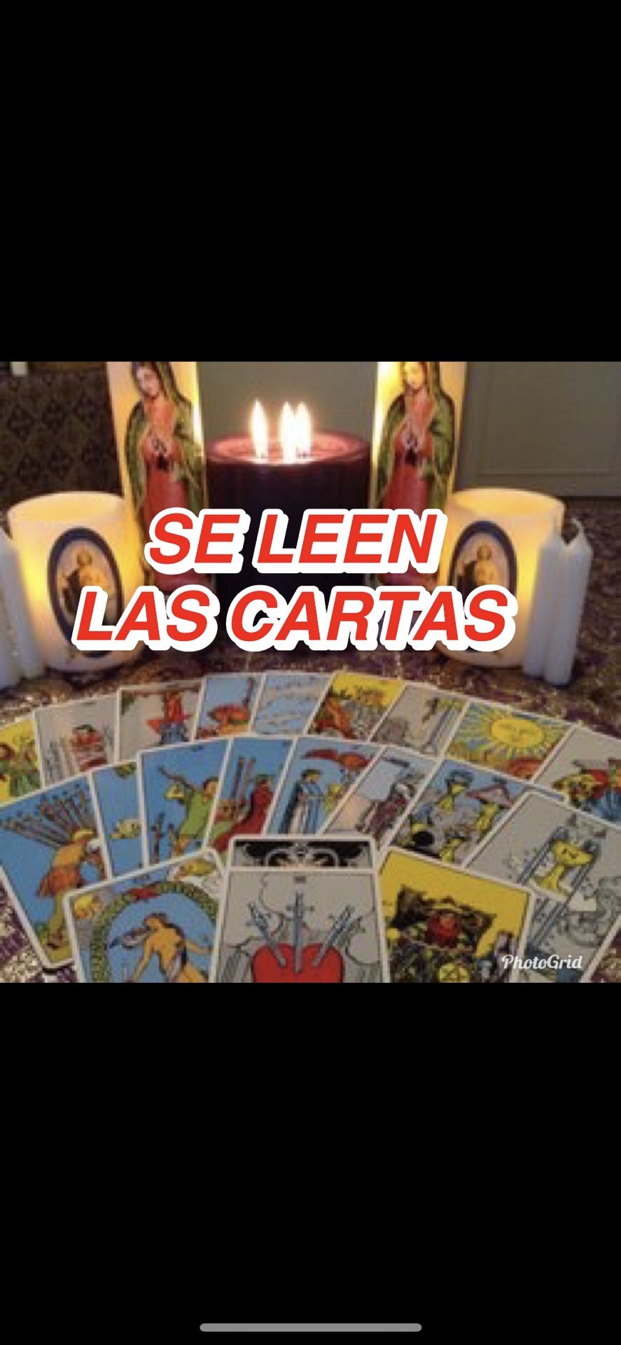 See leen las cartas y la mano