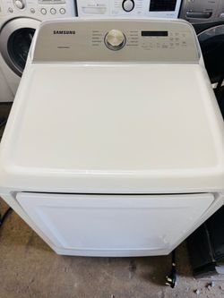Samsung Electric Dryer White with Moisture Sensor