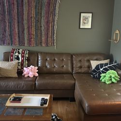 Soft Leather Couch