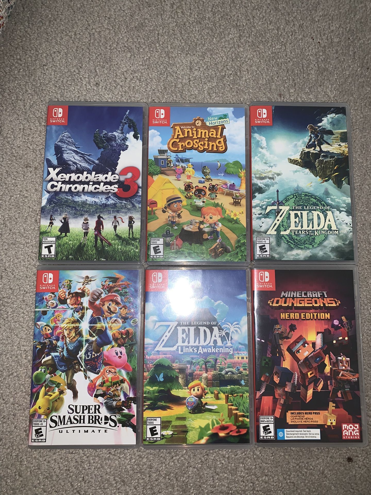 NINTENDO SWITCH GAMES