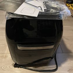 CHEFMAN Multifunctional Digital Air Fryer+ Rotisserie, Dehydrator, Convection Oven, 17 Touch Screen Presets Fry, Roast, Dehydrate, Bake, XL 10L Family