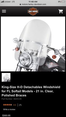 New Harley Davidson Windshield