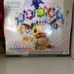 Prismatic Evolutions Pokémon ETB