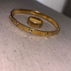 Love Bracelet And Ring 
