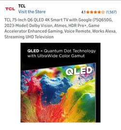 TCL CLASS 6-SERIES MINI QLED 4K UHD