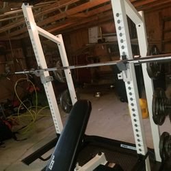 Half Rack Bench Press