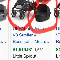 Upper Bby Vista Stroller 