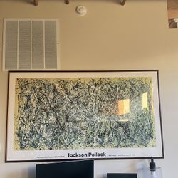 Framed Jackson Pollock Print 
