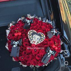 Betty Boop Rose Bouquet Ramo Betty Boop