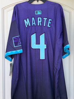 LARGE + 2X - DBACKS #4 KETEL MARTE JERSEY