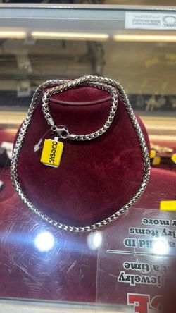 14k white gold necklace