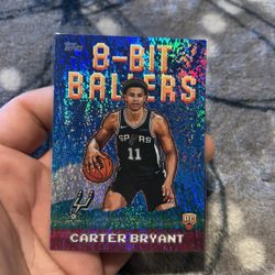 Carter Bryant 8 Bit Ballers Foil Rookie 