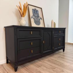 Professional Restored Credenza / Dresser
 71”L x 19”W x 32”H
D