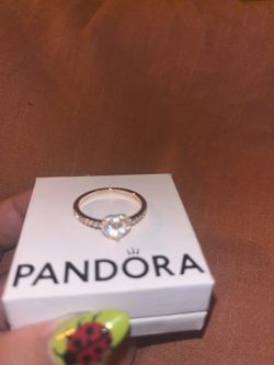 Pandora Sparkling Heart Ring