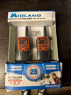 Midland X-Talker Two way radios (Walkie-Talkie)