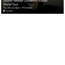 Daddy yankee 2 Floor Tickets 