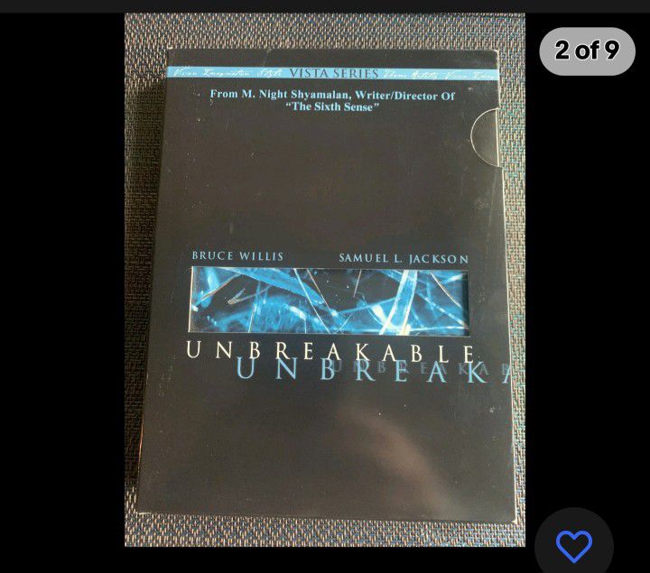 Unbreakable (Two-Disc Vista Series) DVD With outer sleeve + Two Disc EUC