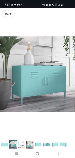 Metal storage locker