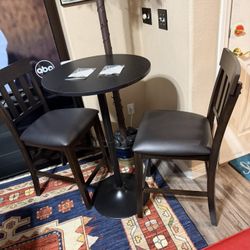Brand New Barstools ($75)And Brand New Pub Table ($69)