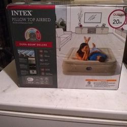 INTEX 20' Queen Pillow Top Airbed.