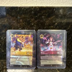 Lorcana Magical Places Exclusive Beast “Gracious Prince” And Belle “Accomplished Mystic