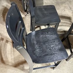 four chairs and the table