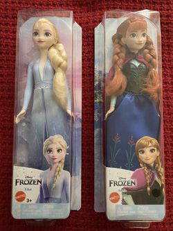 NEW Anna & Elsa “Barbie” Dolls Free w/purchase