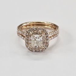 Rose Gold Diamond Ring 