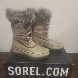 Sorel Women's Size 5.5 "Joan Of Arctic Next" Waterproof Snow Boot Sage BRAND (Price Is Firm)