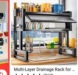 Above Sink Dish Rack