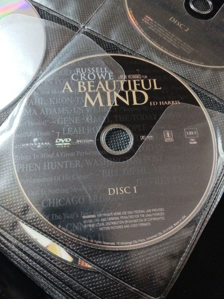 Double Deal- A Beautiful Mind DVD/ Ring of Fire