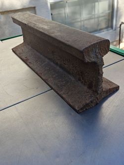 20 inch long Railroad tie anvil