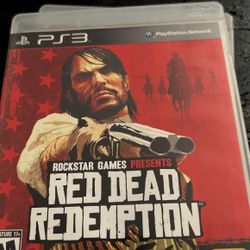 Red Dead Redemption ps3 game 