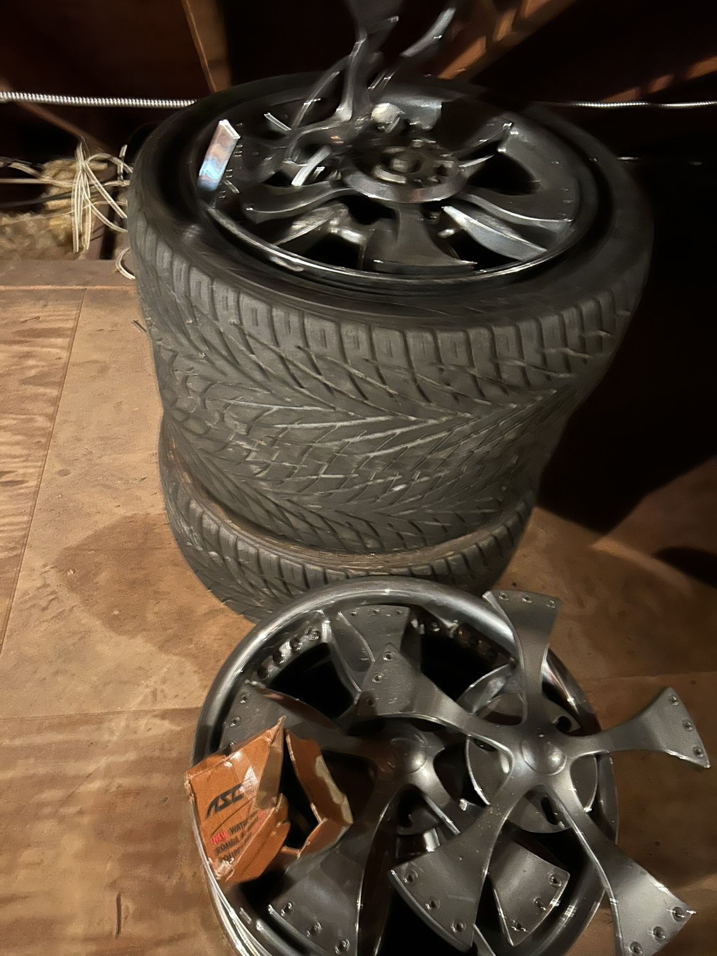 Rims Tires And spinners For sale!!