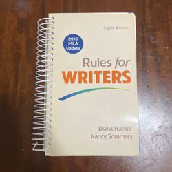 Rules For writers 8 Edition