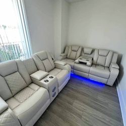 I'm selling a reclining living room set! Ask for price. Not free. 