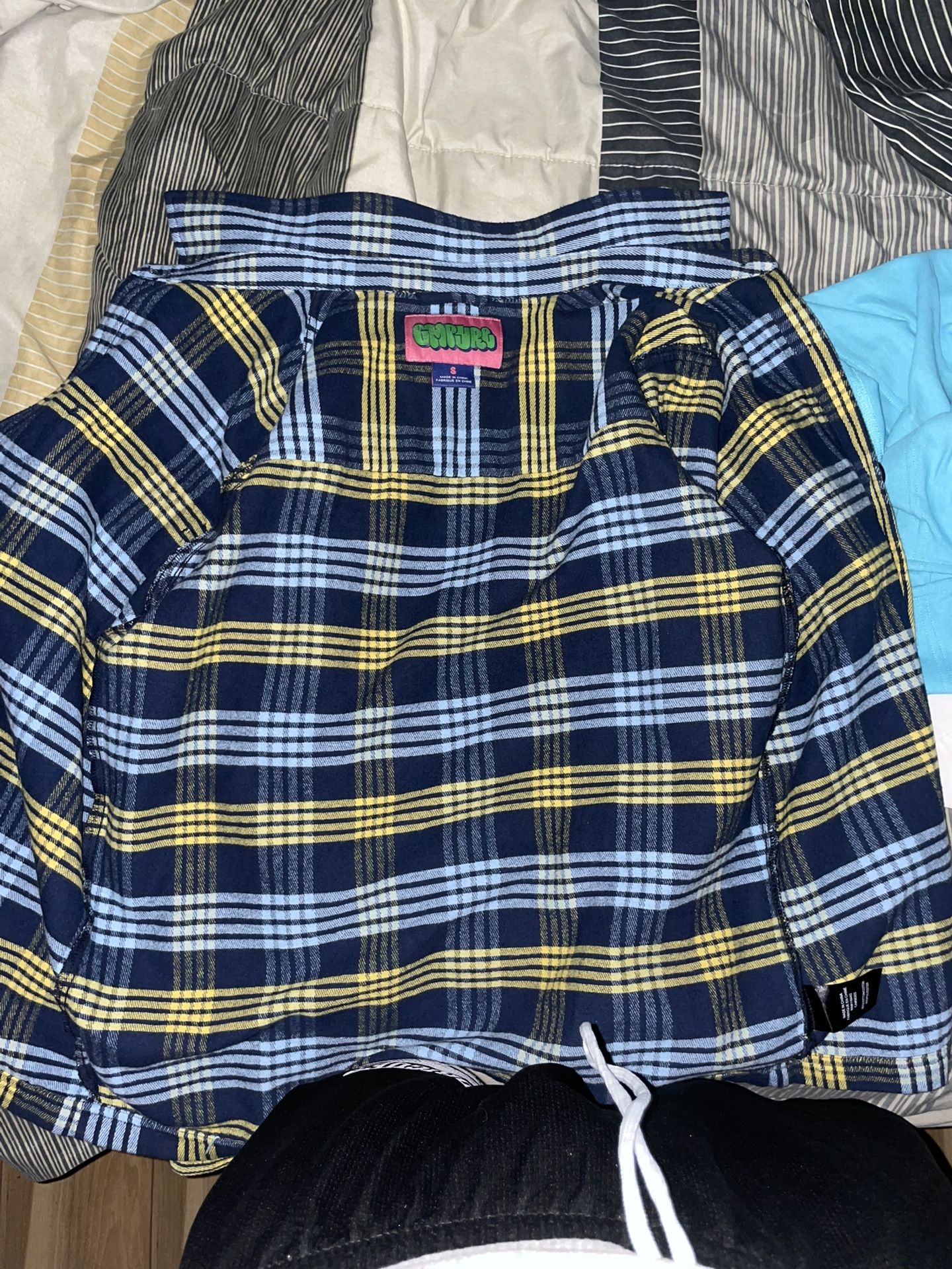 Empire yellow and blue Flannel