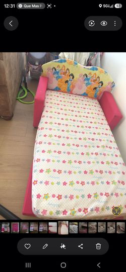 Disney Princess Toddler Bed with Mattress