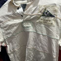 Ralph Lauren Polo “ RL Yacht Club “ Men’s Sz Medium Custom Fit Polo Shirt 