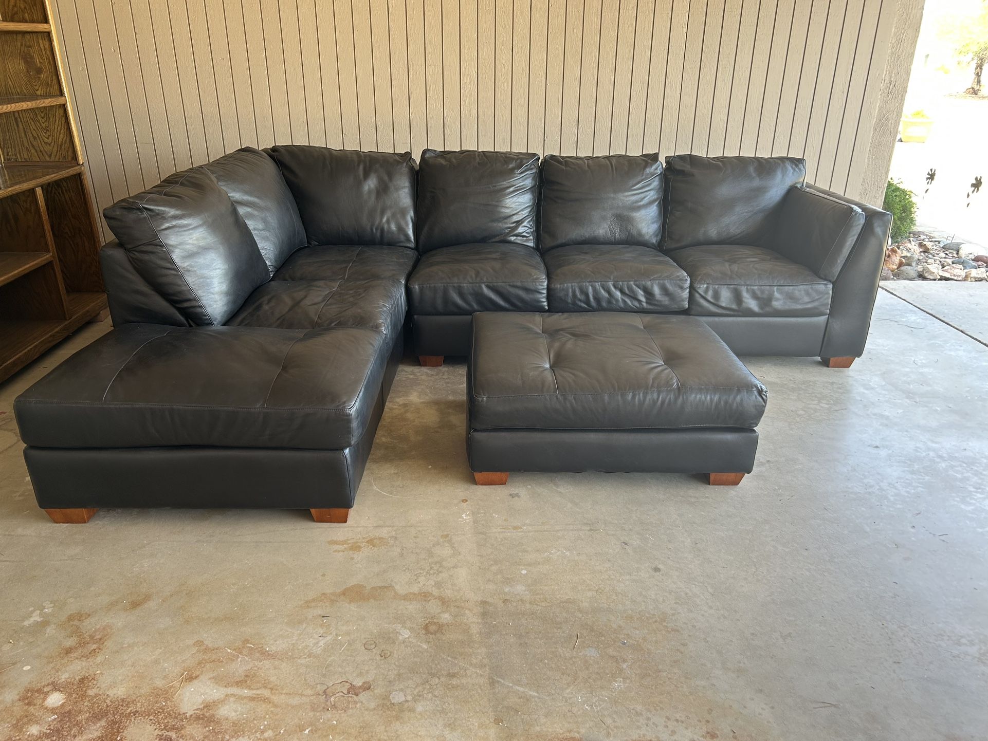 Leather Sectional