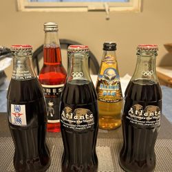 Coca Cola Soda And Jones Cherry Soda And Allíen Ale Space Drink