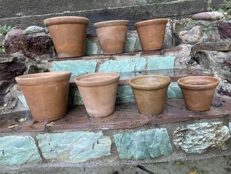 US Pottery Terra Cotta Planters - $50 for a set