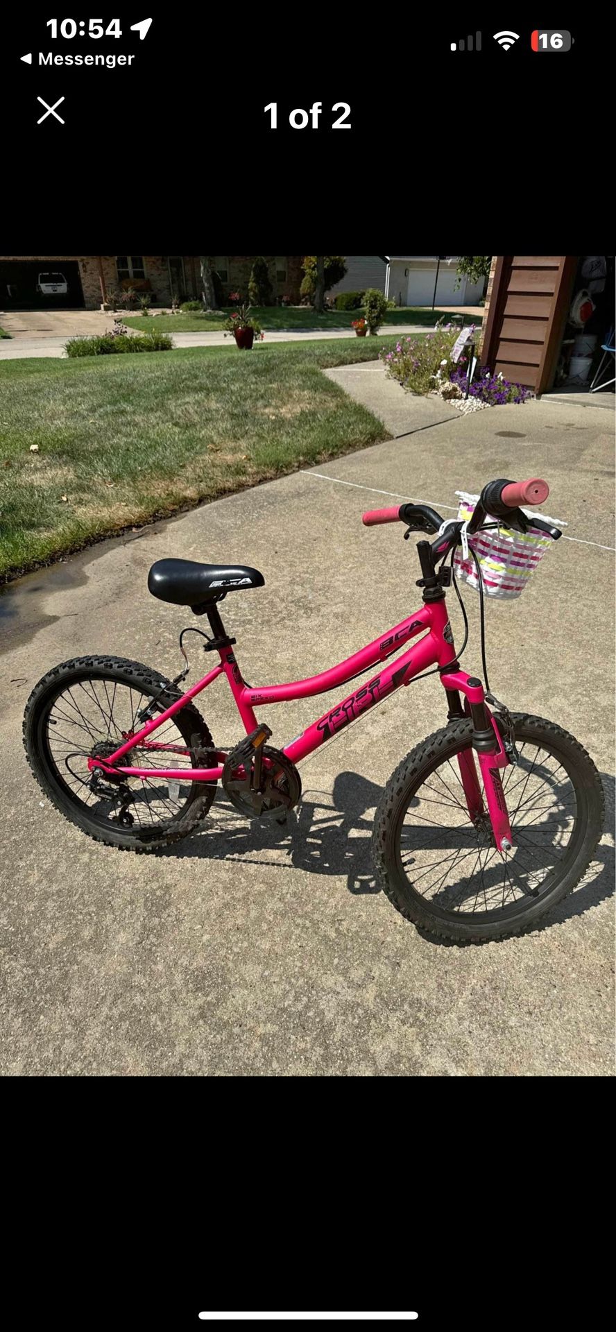 Hot Pink 20’  Crossfire Bike